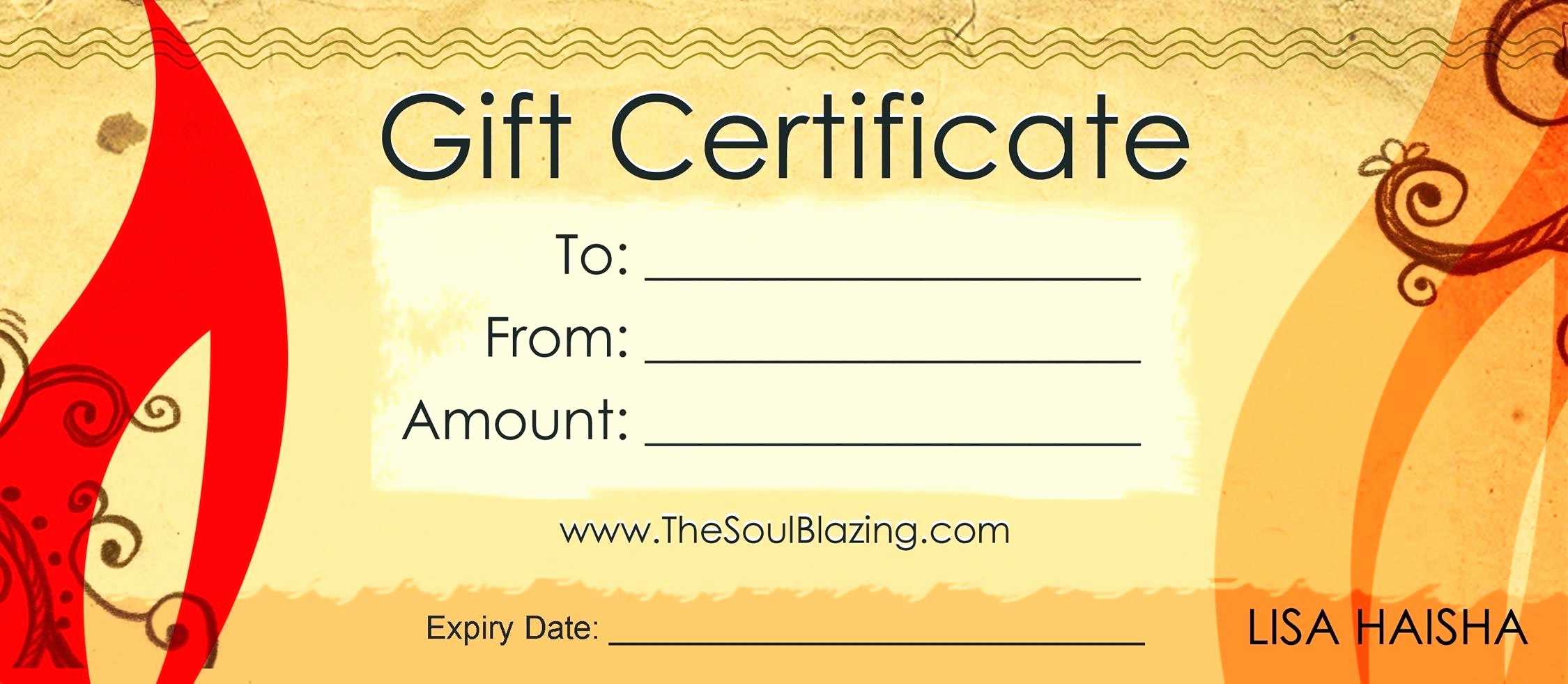 Free Printable Massage Gift Certificate Templates Within Massage Gift Certificate Template Free Printable