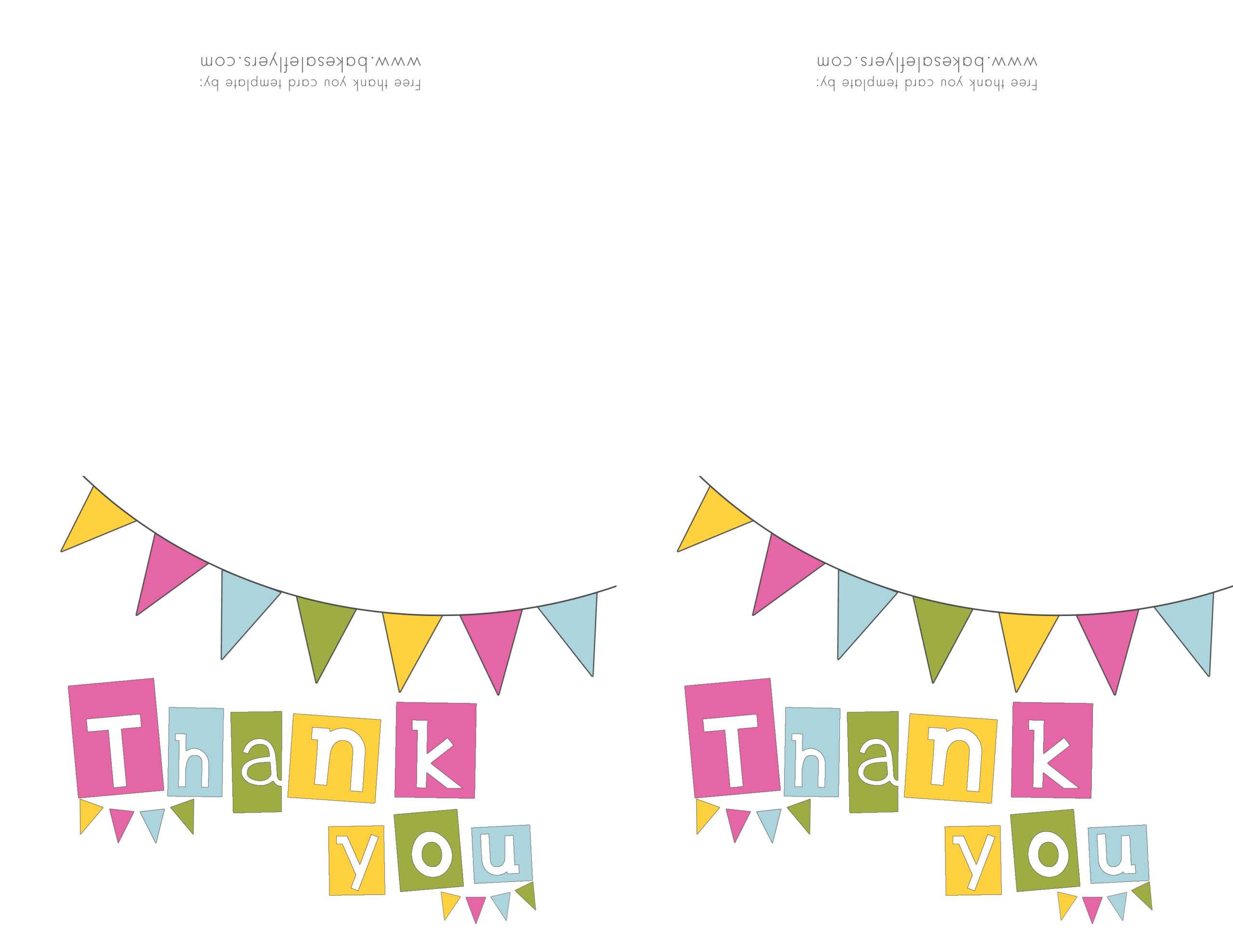 Free Printable Thank You Cards | Bake Sale Flyers – Free Pertaining To Free Printable Thank You Card Template
