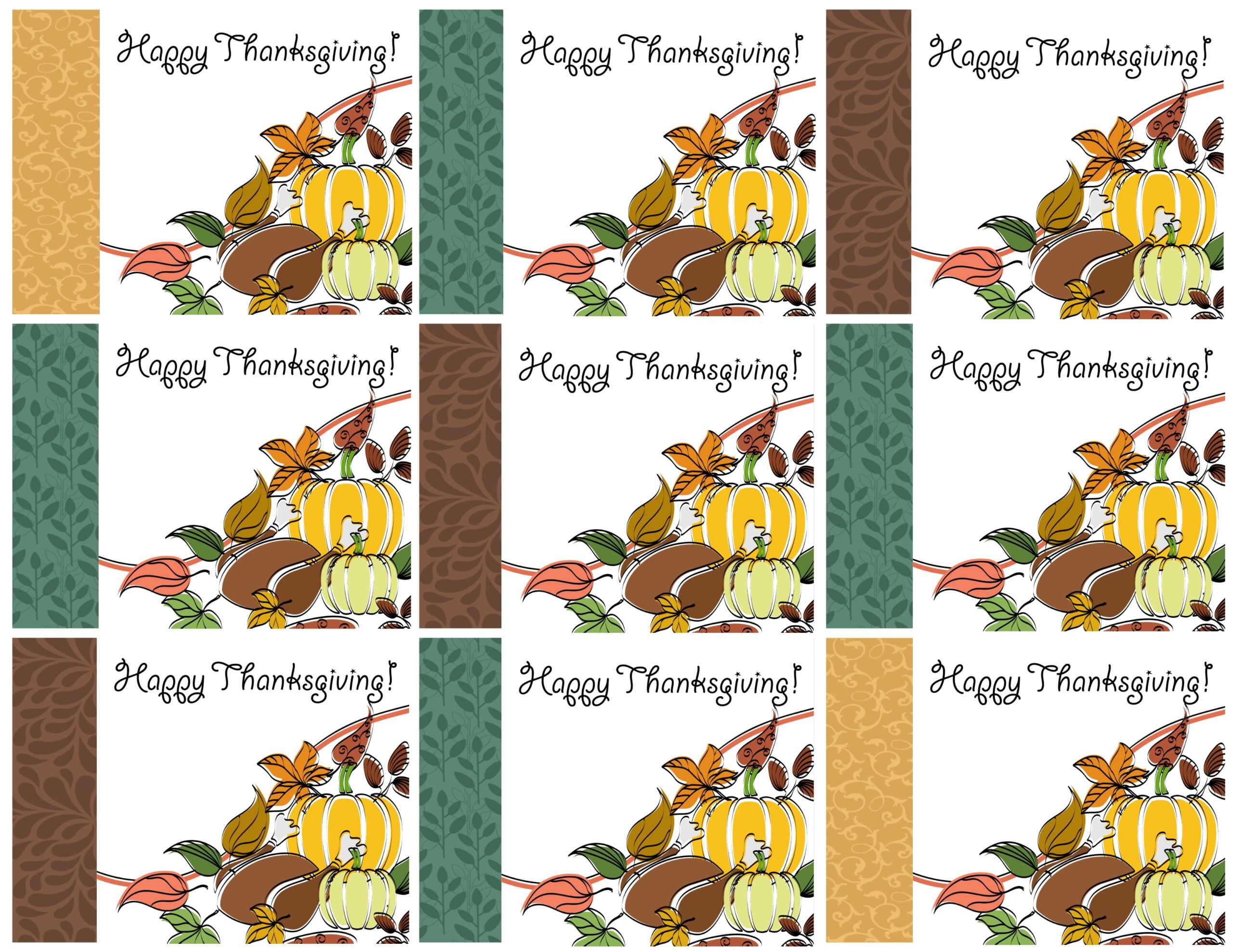 Free Printable Thanksgiving Place Cards — Also Great For Within Thanksgiving Place Card Templates
