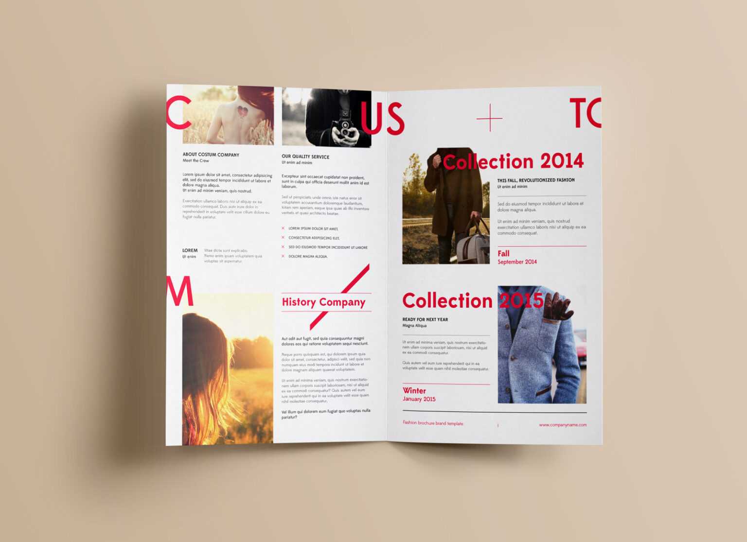 Free Realistic BiFold Brochure Mockup Psd Good Mockups