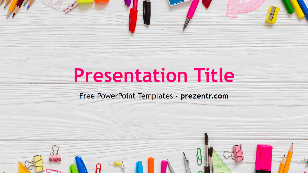 Free School Powerpoint Template – Prezentr Powerpoint Templates For Powerpoint Template Games For Education