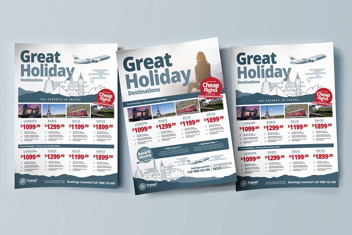 Free Travel Agency Poster & Brochure Template In Psd, Ai Pertaining To Travel And Tourism Brochure Templates Free