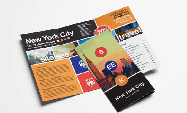 Free Travel Trifold Brochure Template For Photoshop intended for Travel And Tourism Brochure Templates Free