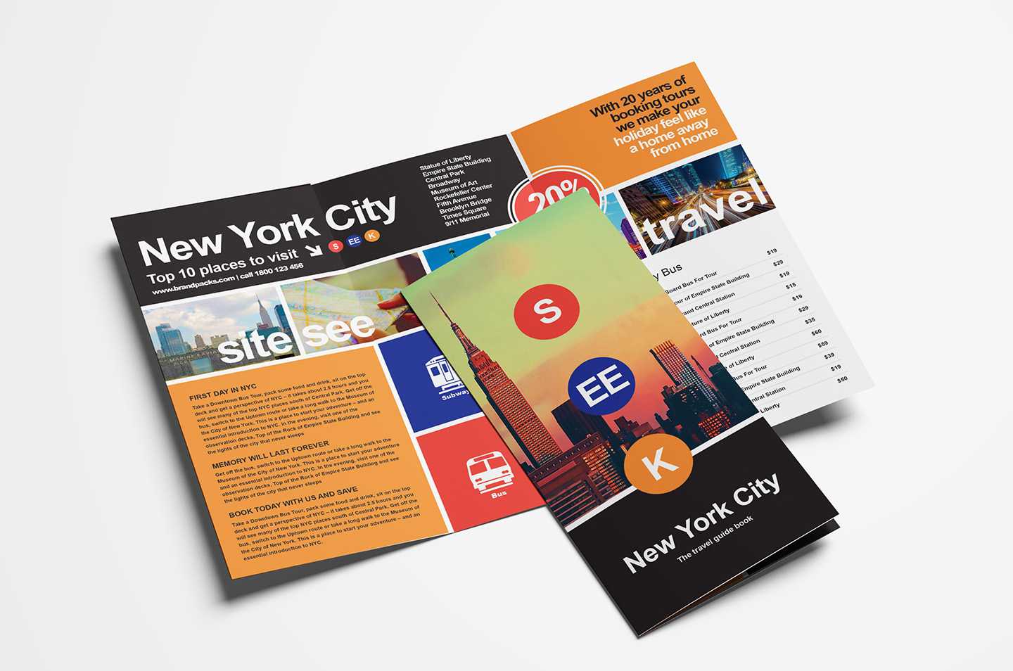 Free Travel Trifold Brochure Template For Photoshop Intended For Travel And Tourism Brochure Templates Free