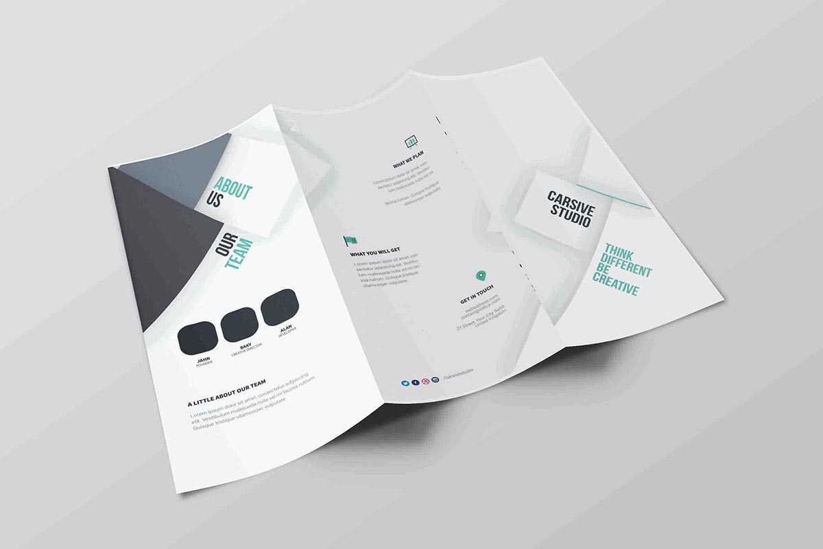 Free Tri Fold Brochure Psd Template – Creativetacos Throughout Brochure 3 Fold Template Psd