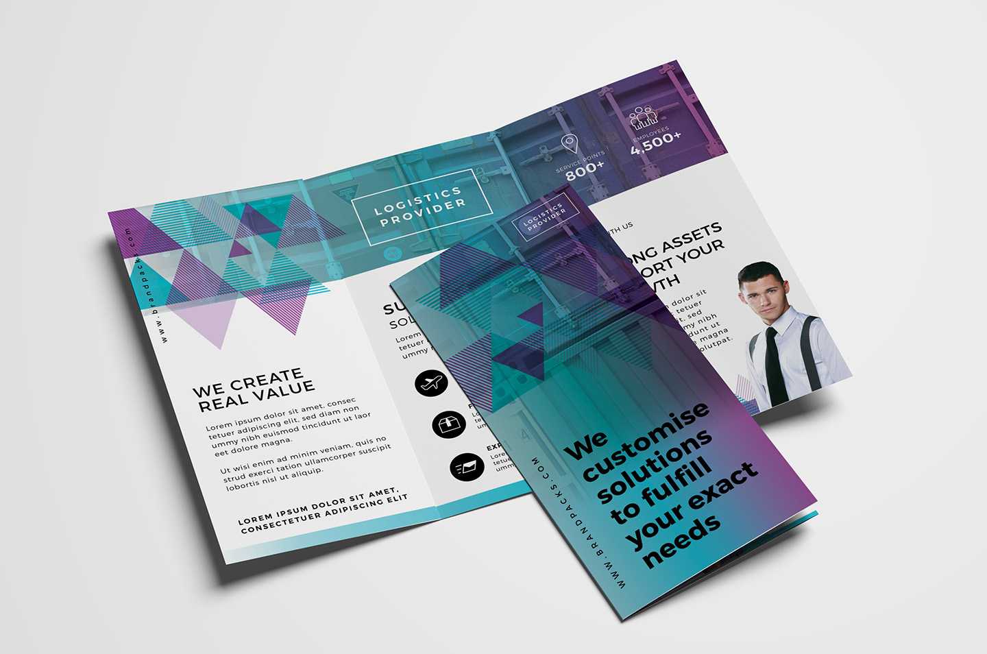 Free Trifold Brochure Template Vol.2 In Psd, Ai & Vector Intended For Card Folding Templates Free