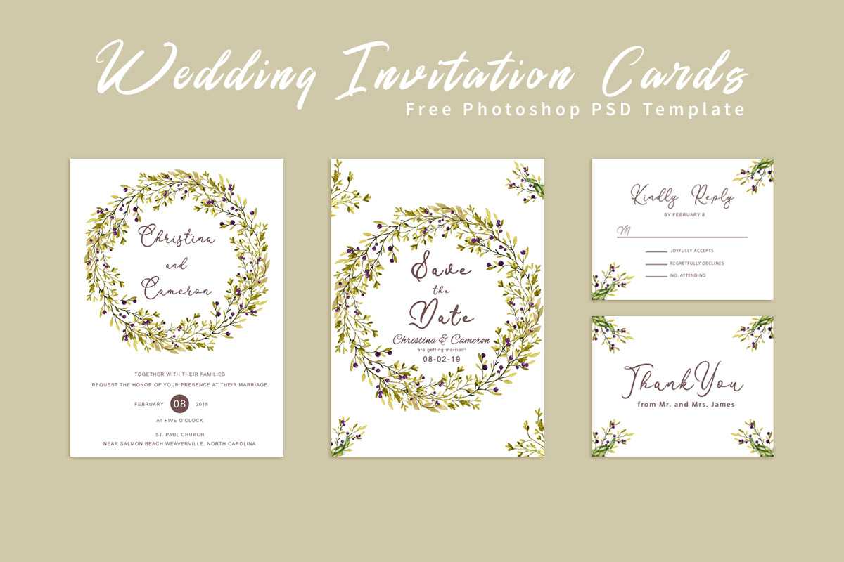 Free Wedding Invitation Card Template – Creativetacos Pertaining To Free Printable Wedding Rsvp Card Templates
