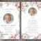 Funeral Program Template Word Free Download Photoshop Psd In Memorial Cards For Funeral Template Free