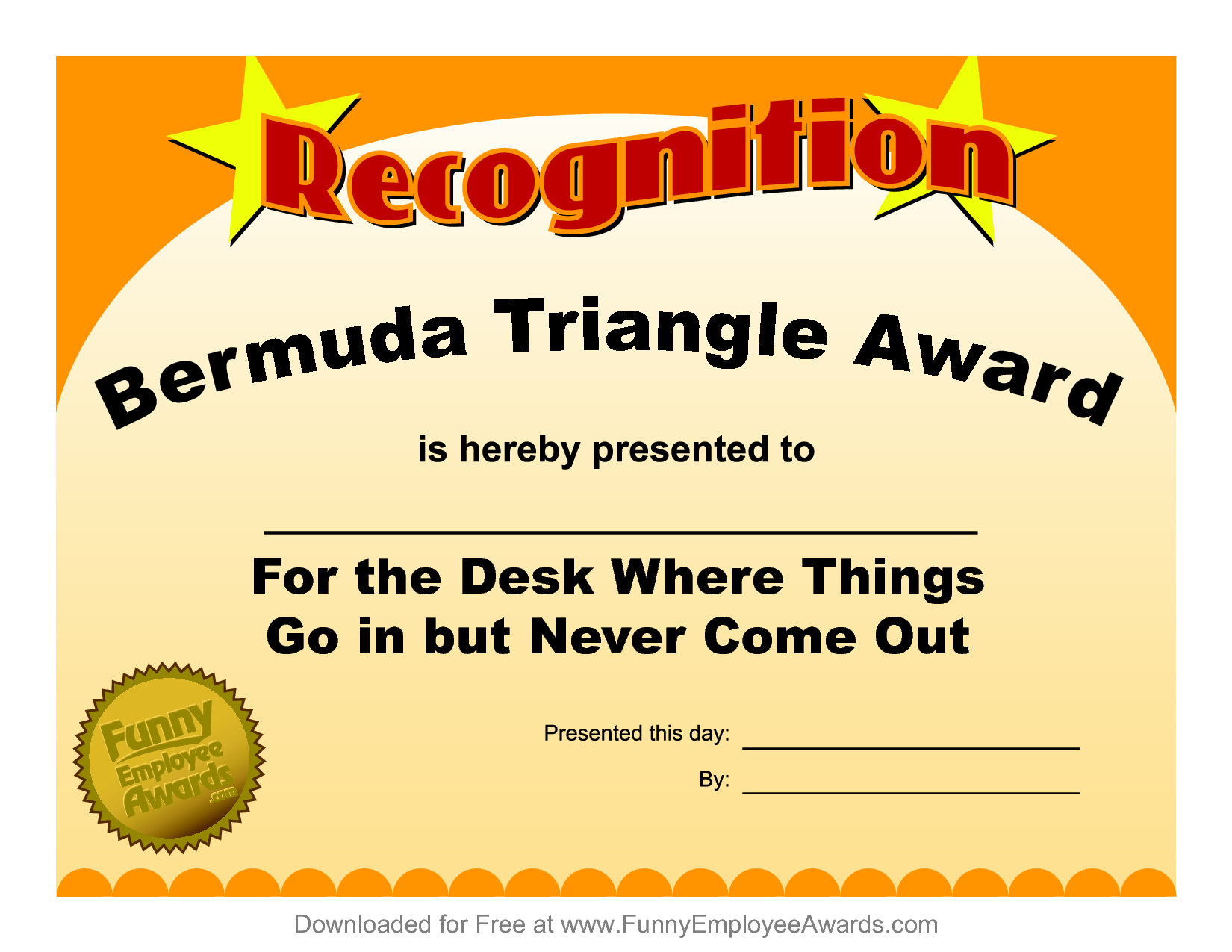 Funny Certificate Template ] – Funny Award Certificate Throughout Free Printable Funny Certificate Templates