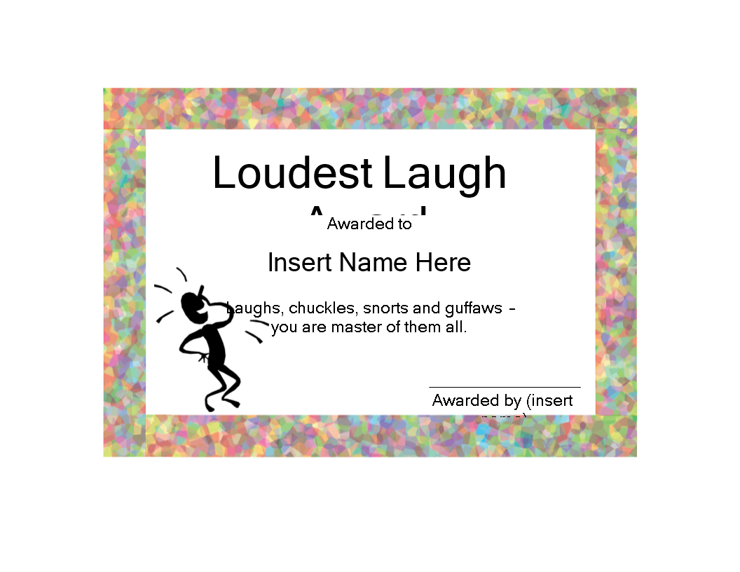 Funny Certificate | Templates At Allbusinesstemplates With Regard To Funny Certificate Templates