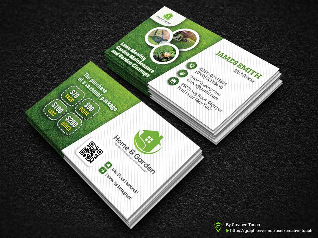 Garden Landscape Business Card Template | Download Here – Gr Within Landscaping Business Card Template