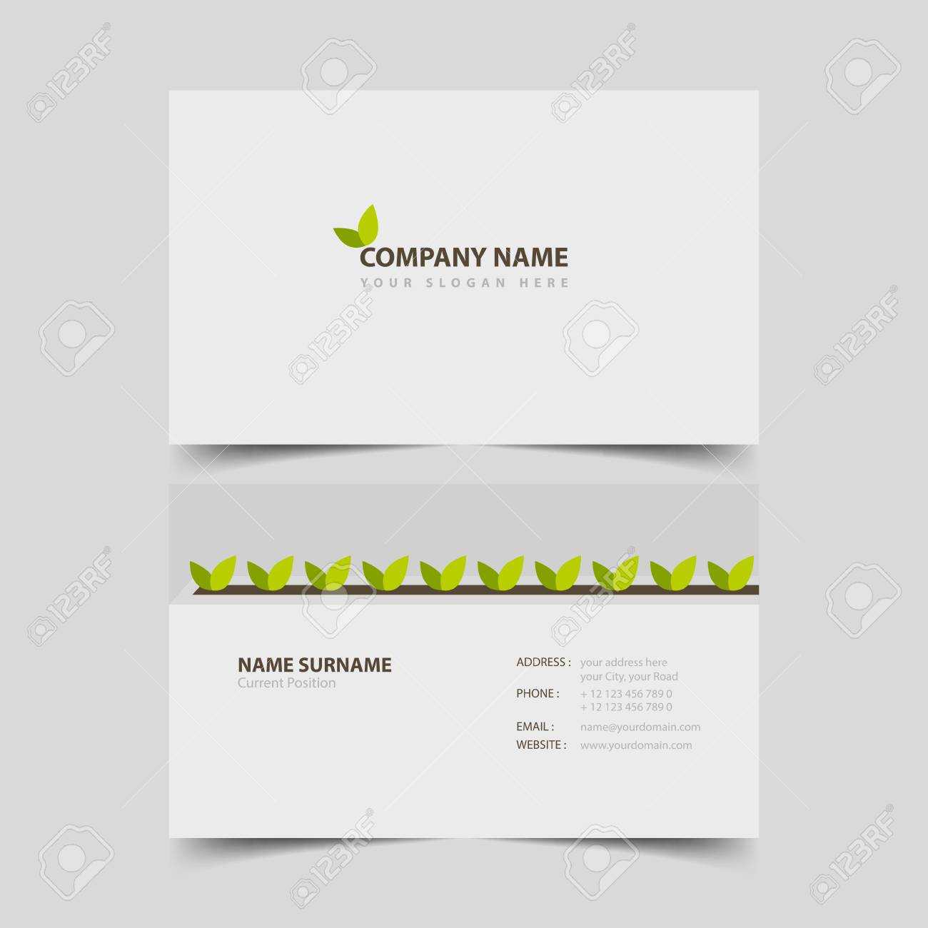Gardener Business Card Design Template. Pertaining To Gartner Business Cards Template