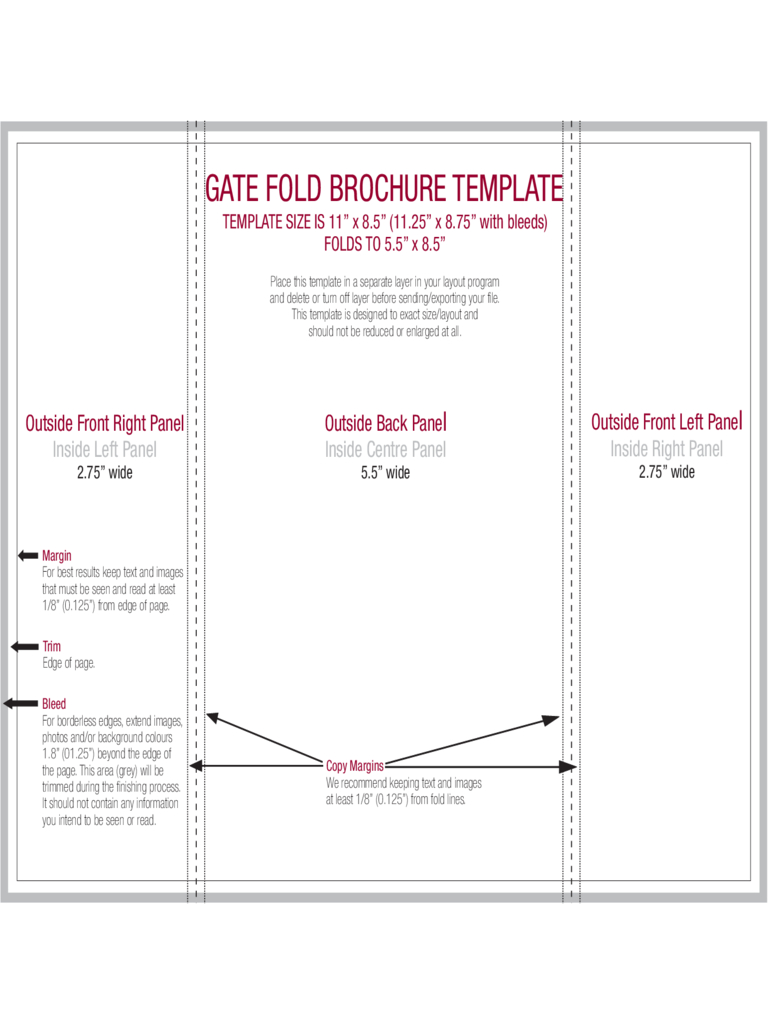Gate Fold Brochure Template – 6 Free Templates In Pdf, Word Inside Gate Fold Brochure Template