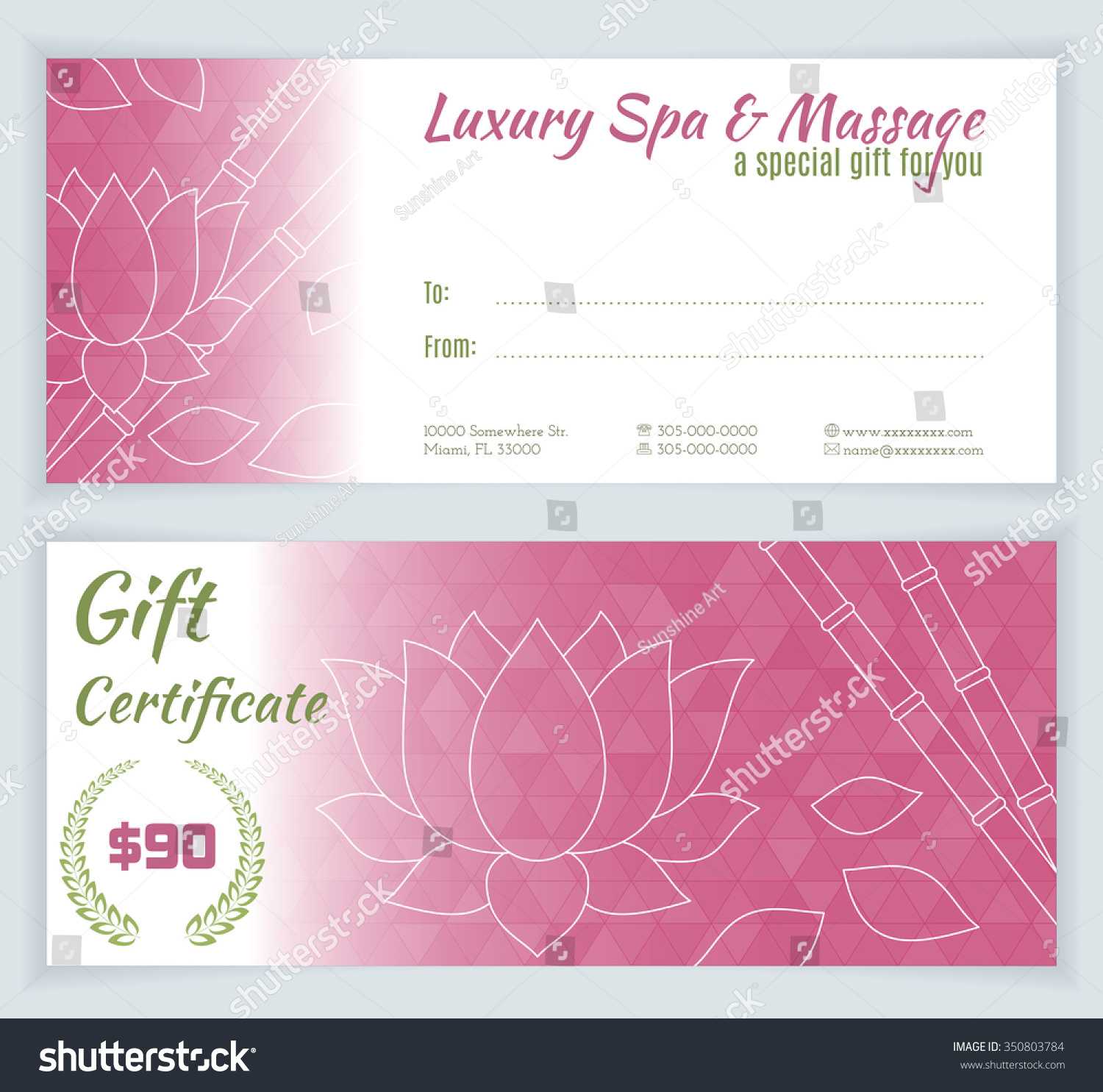 Gift Cert Template Printable Gift Certificate Templates Gift Throughout Massage Gift Certificate Template Free Printable