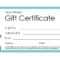 Gift Certificate Blanks – Tunu.redmini.co Pertaining To Free Photography Gift Certificate Template