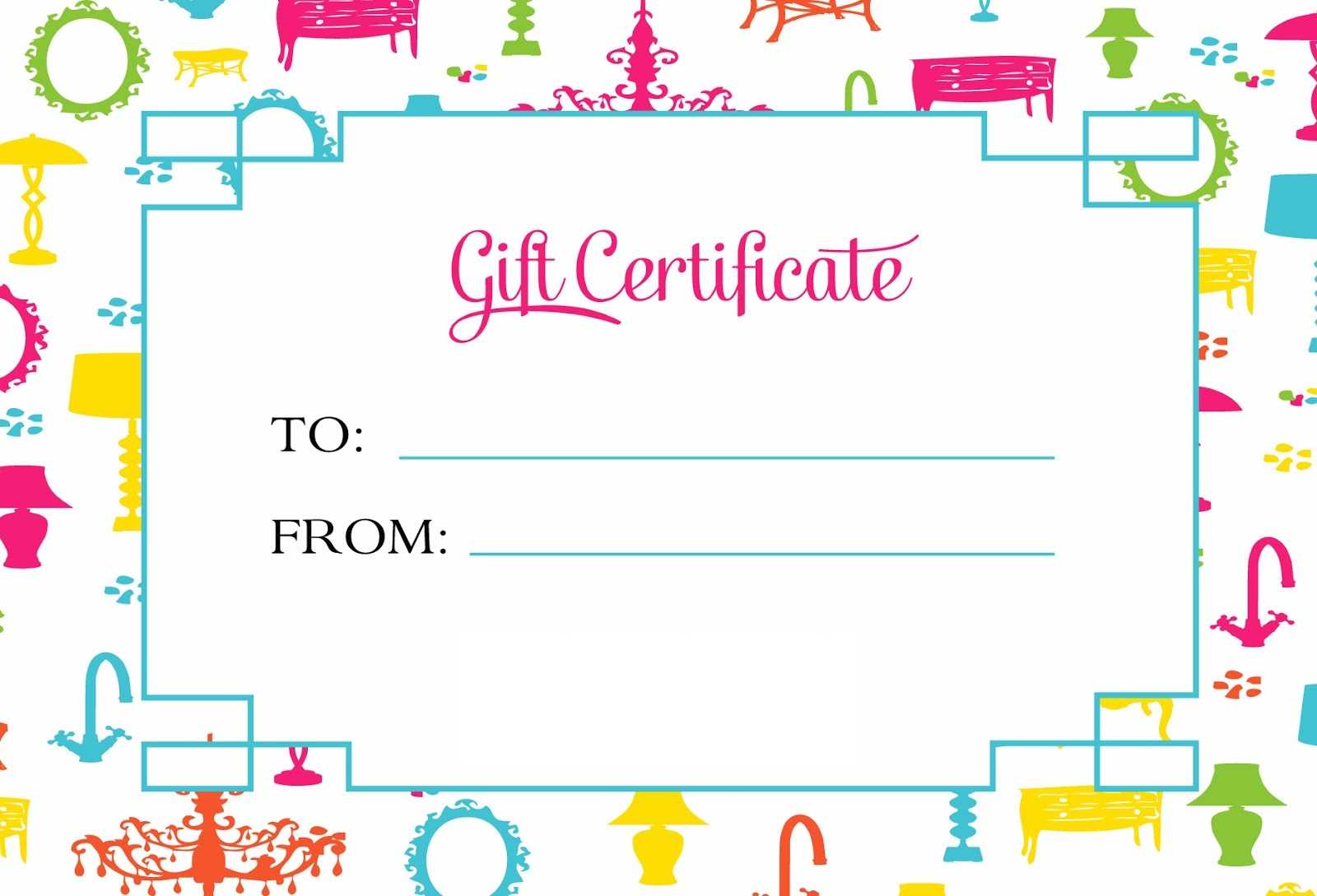 Gift Certificate Template For Kids Blanks | Loving Printable Inside Kids Gift Certificate Template