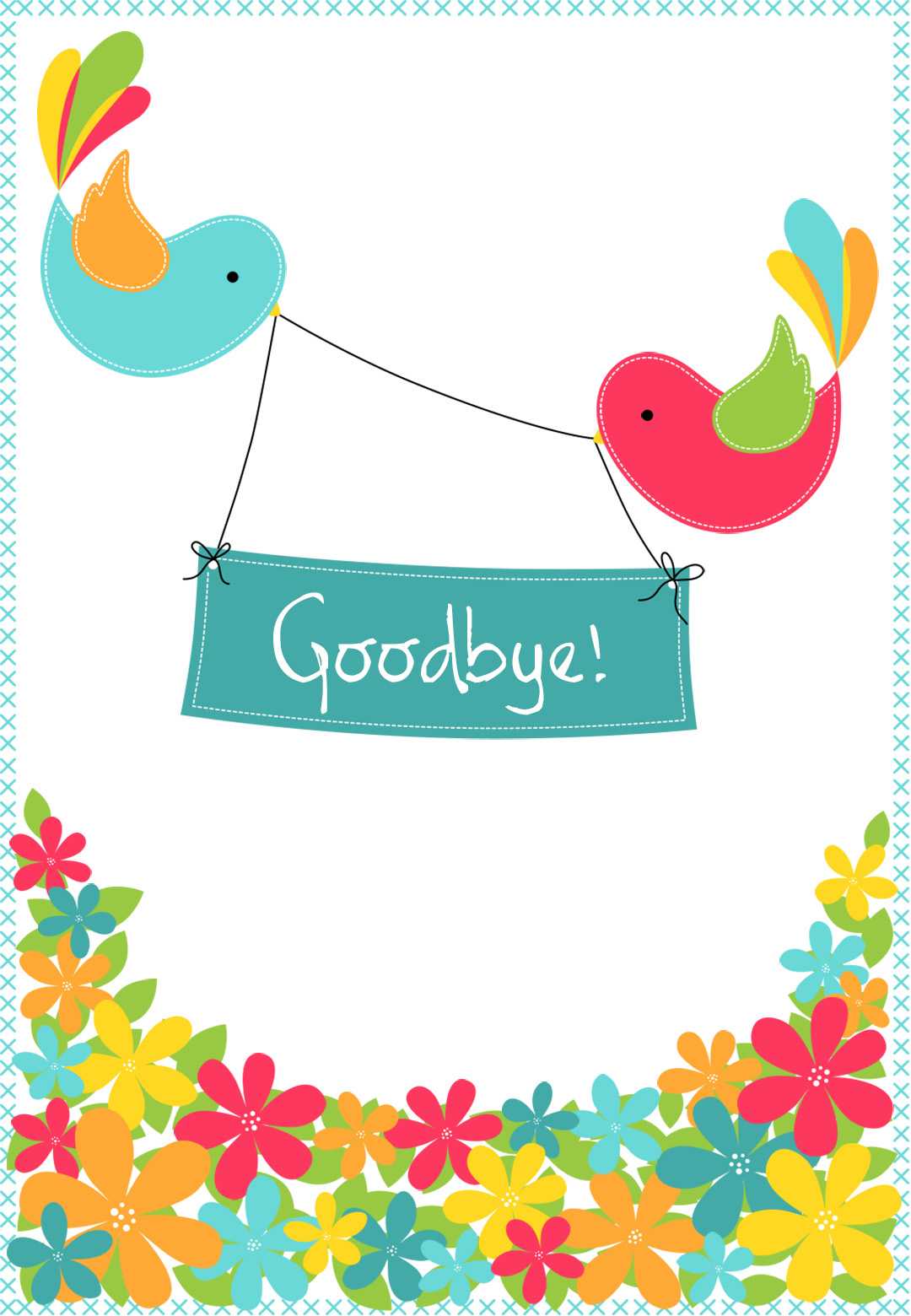 Goodbye From Your Colleagues – Good Luck Card (Free In Good Luck Card Templates