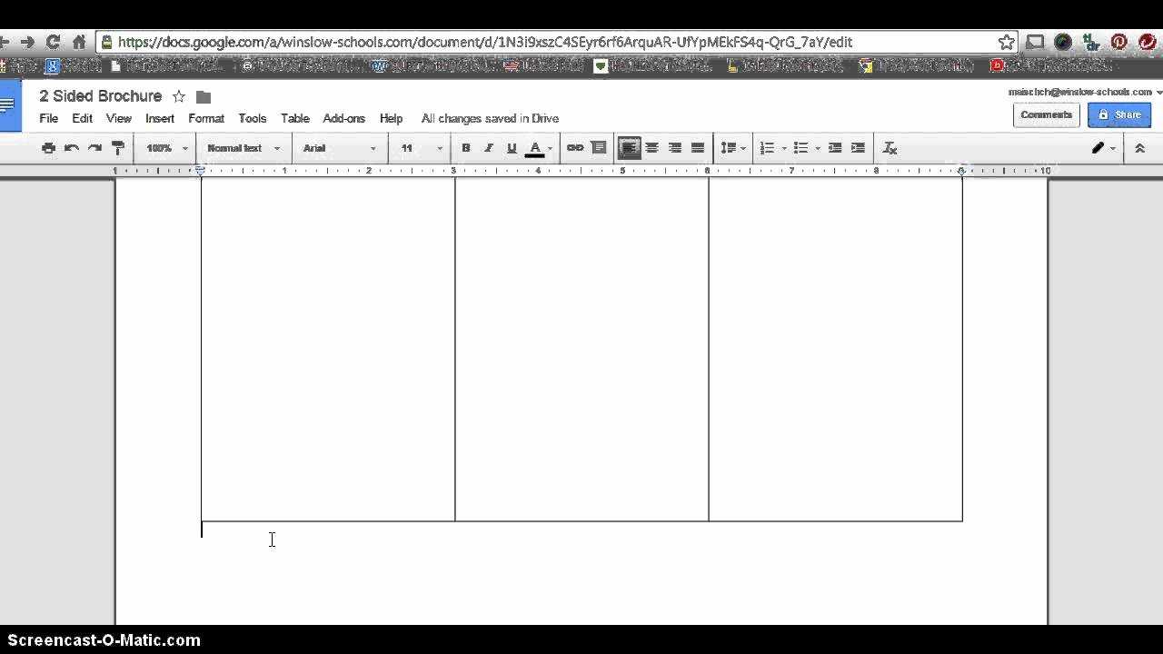Google Docs Tri Fold Brochure Template Inside Google Docs Tri Fold Brochure Template