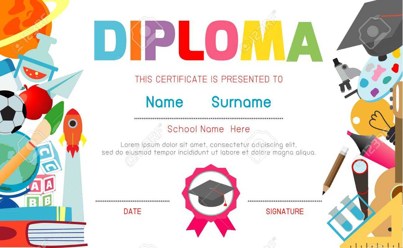 Graduation Certificate For Kids – Colona.rsd7 Intended For Preschool Graduation Certificate Template Free