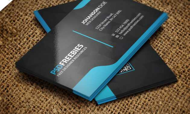 Graphic Designer Business Card Template Free Psd intended for Psd Name Card Template