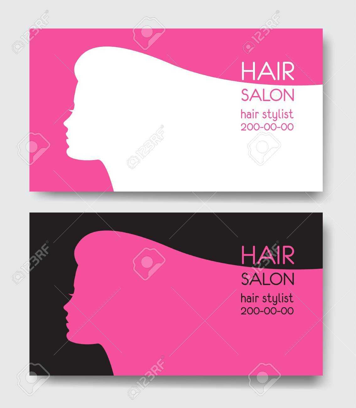 Hair Salon Business Card Templates. Throughout Hair Salon Business Card Template