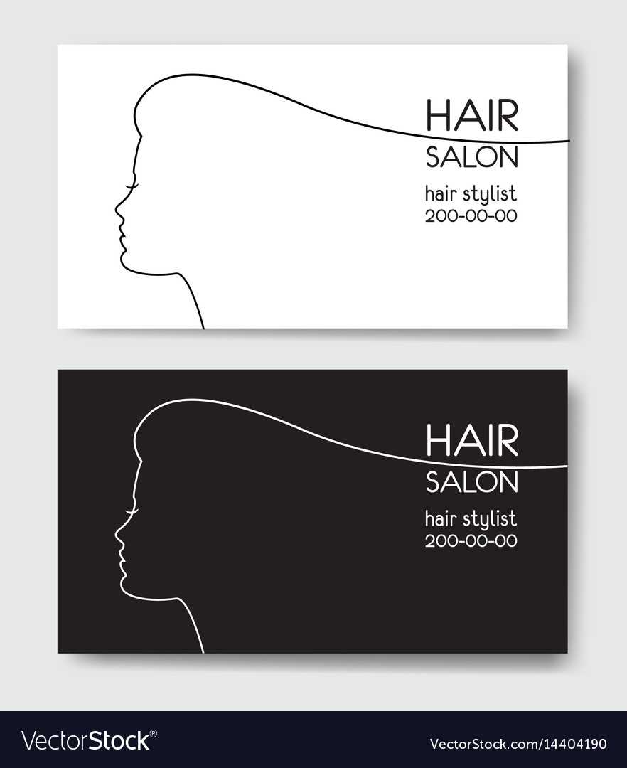 Hair Salon Business Card Templates Withl Woman Regarding Hair Salon Business Card Template