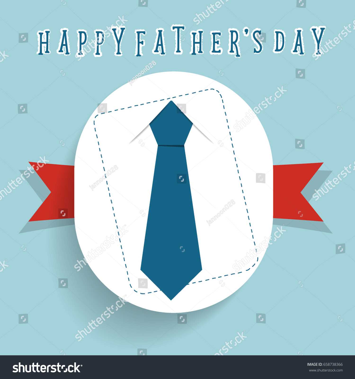Happy Fathers Day Card Design Big Stock Vector (Royalty Free Regarding Fathers Day Card Template