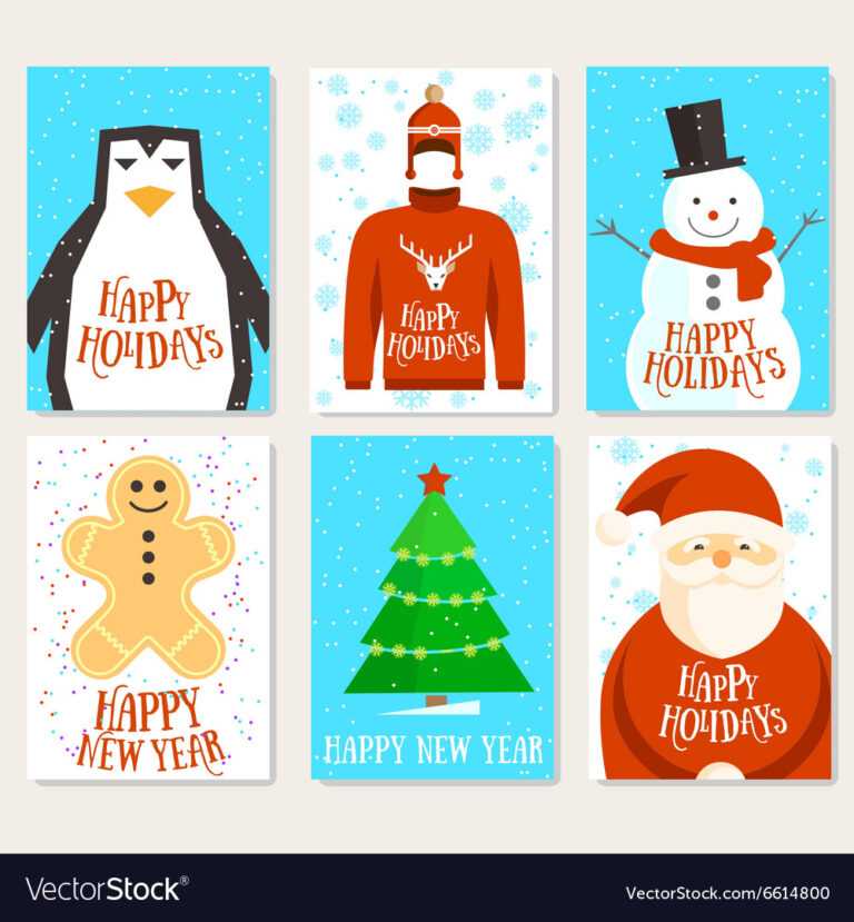Happy Holidays Cards Template pertaining to Happy Holidays Card Template - Great Sample Templates