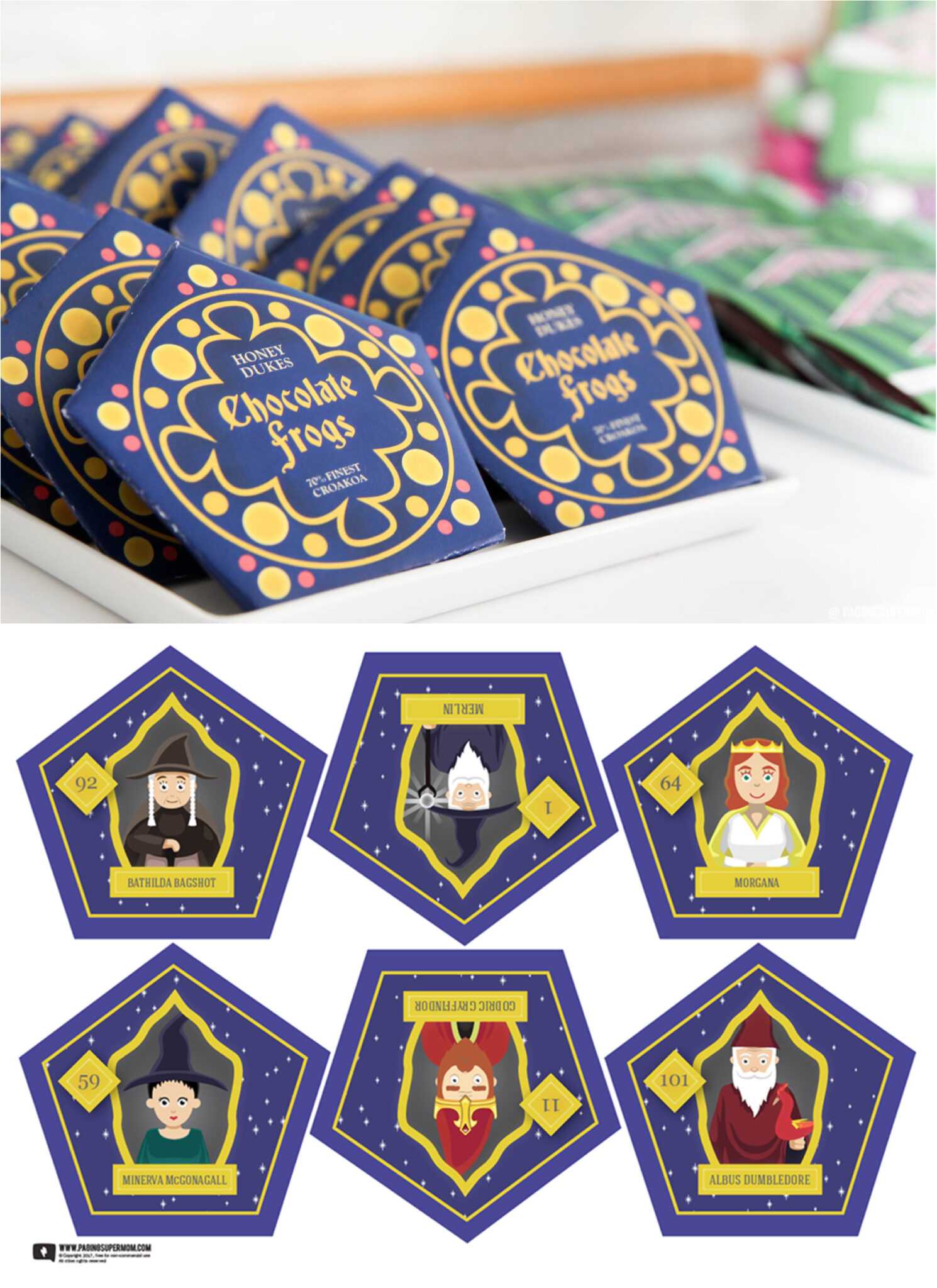 Harry Potter Chocolate Frogs Free Printable Template For Inside 
