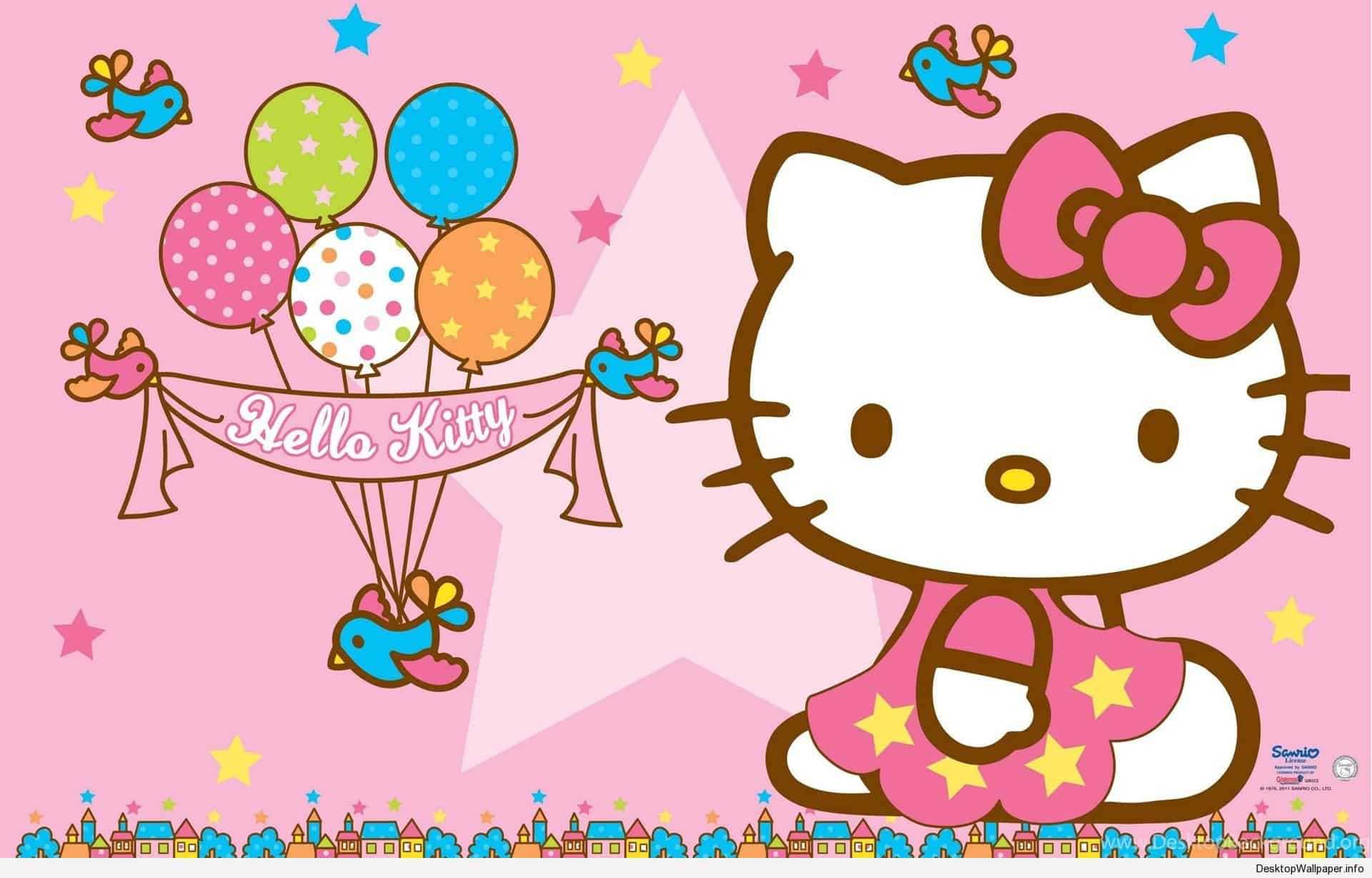 Hello Kitty Birthday Wallpapers – Top Free Hello Kitty Pertaining To Hello Kitty Birthday Card Template Free