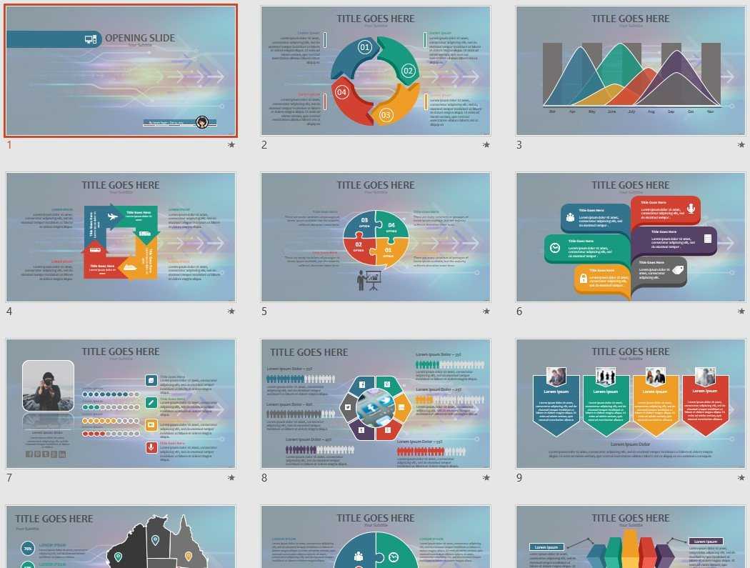 High Tech Powerpoint Template