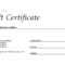 Hotel T Certificate – Bloginsurn Intended For This Certificate Entitles The Bearer To Template