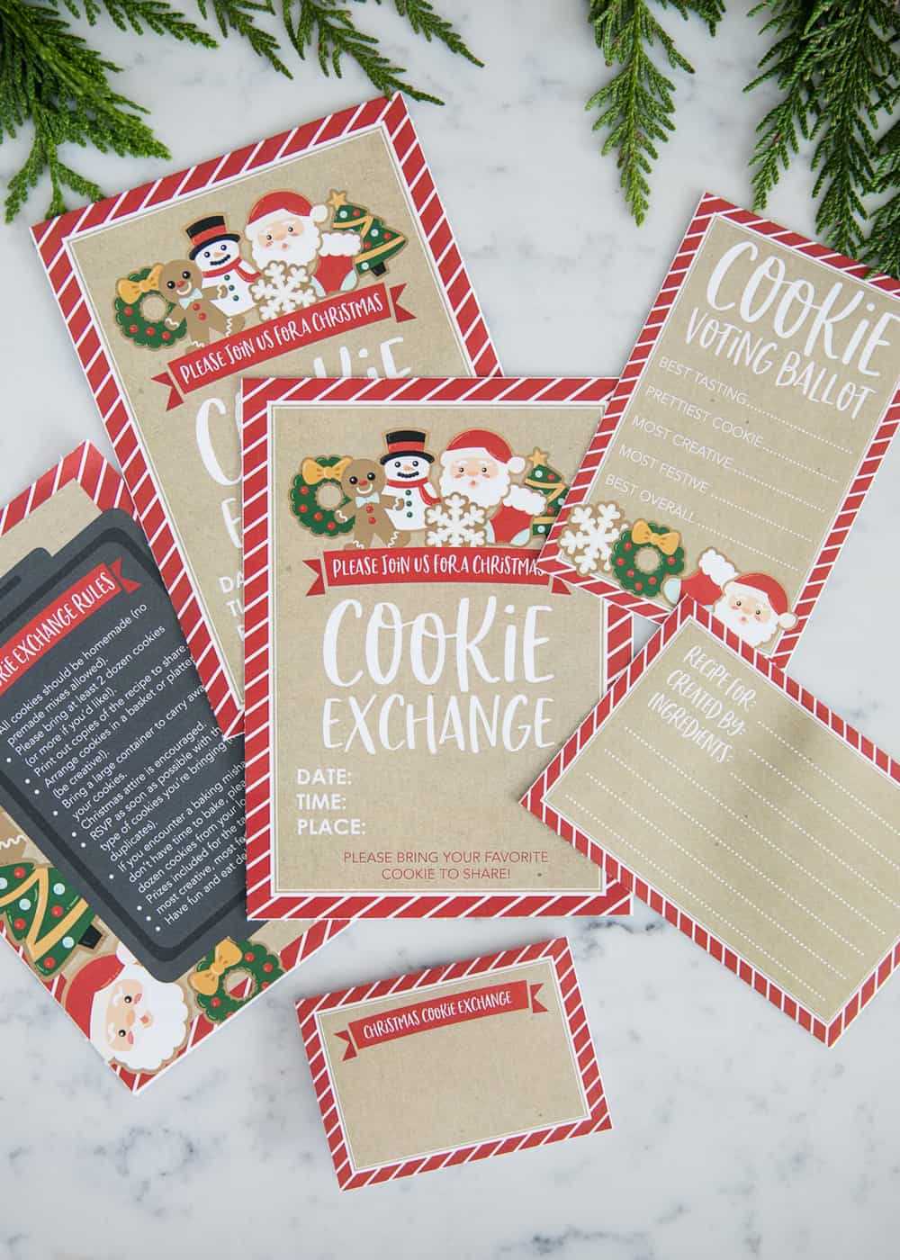 How To Host A Cookie Exchange (W/ Free Printables!) – I Pertaining To Cookie Exchange Recipe Card Template