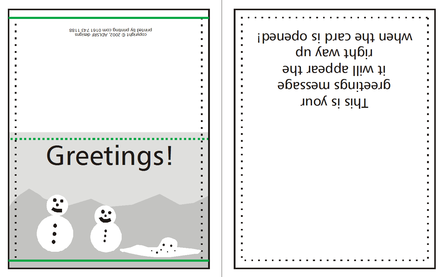 How To Supply Greeting/christmas Cards | Lishio Intended For Birthday Card Indesign Template