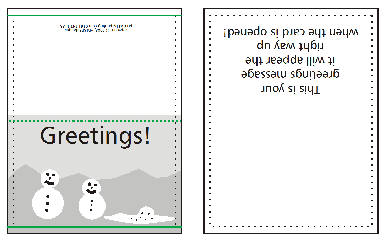 How To Supply Greeting/christmas Cards | Lishio Intended For Indesign Birthday Card Template