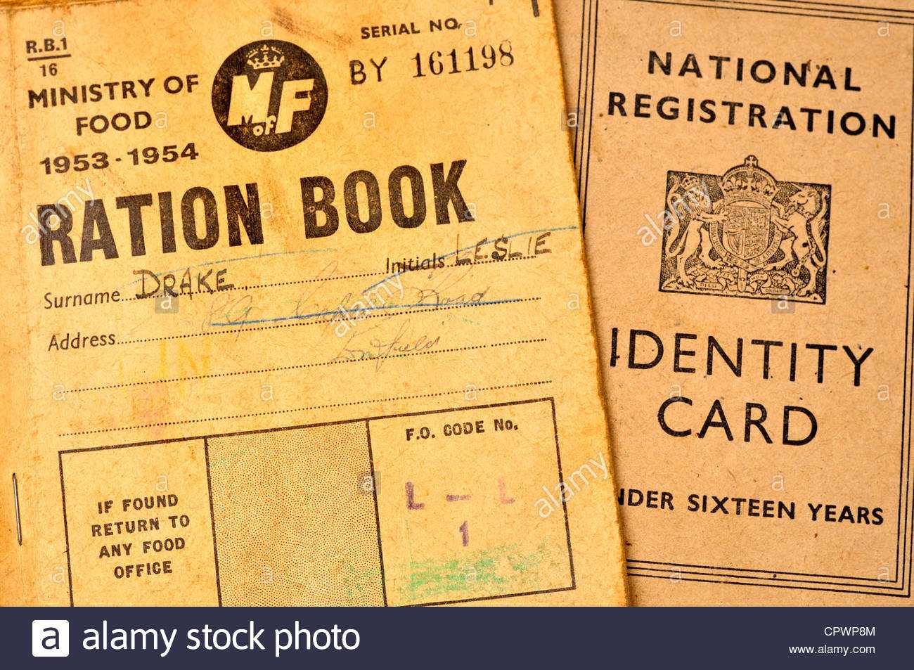 Identity Book Stock Photos & Identity Book Stock Images – Alamy For World War 2 Identity Card Template