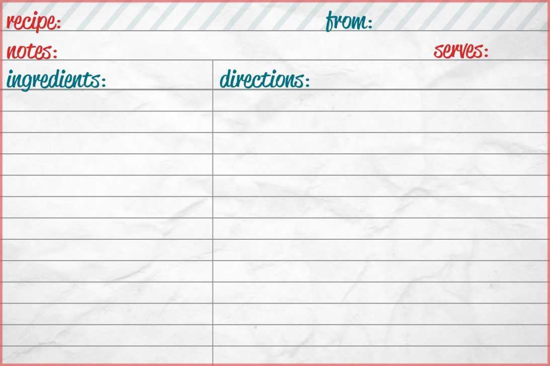 Index Card Template 018 Free Word Portrait Clipart Best With Regard To 4X6 Note Card Template