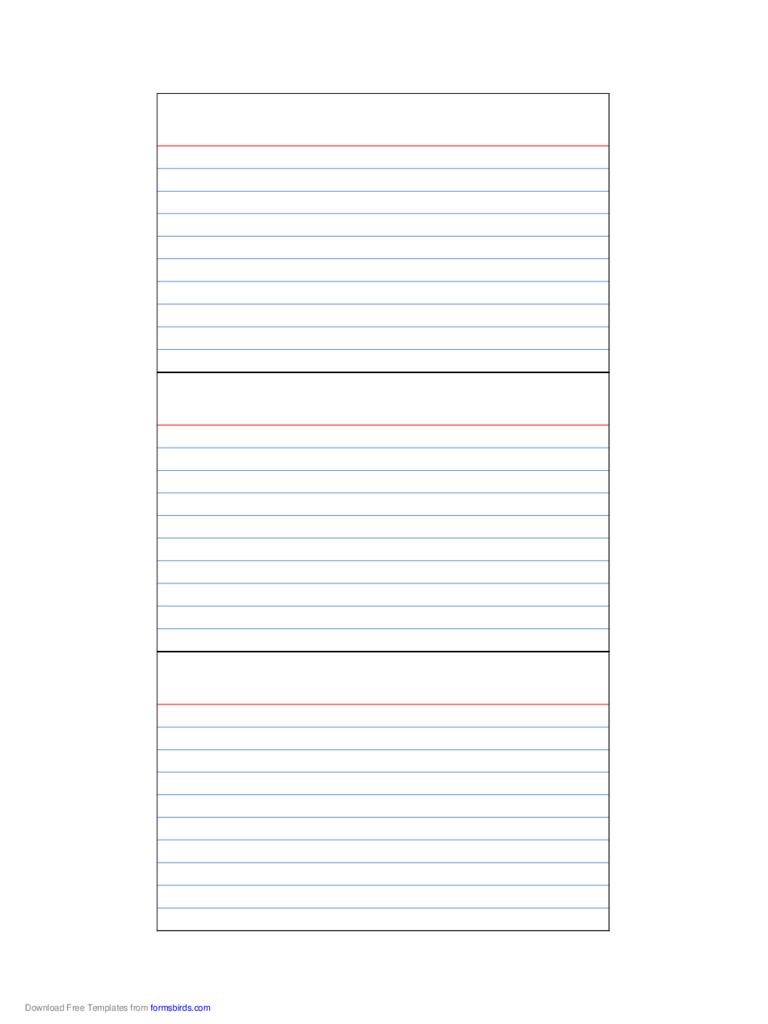 Index Card Template – 4 Free Templates In Pdf, Word, Excel Inside Index Card Template For Word