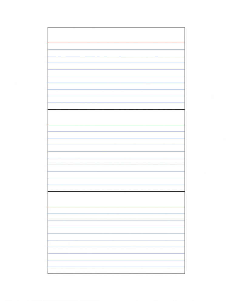 Image 1 for Open Office Index Card Template