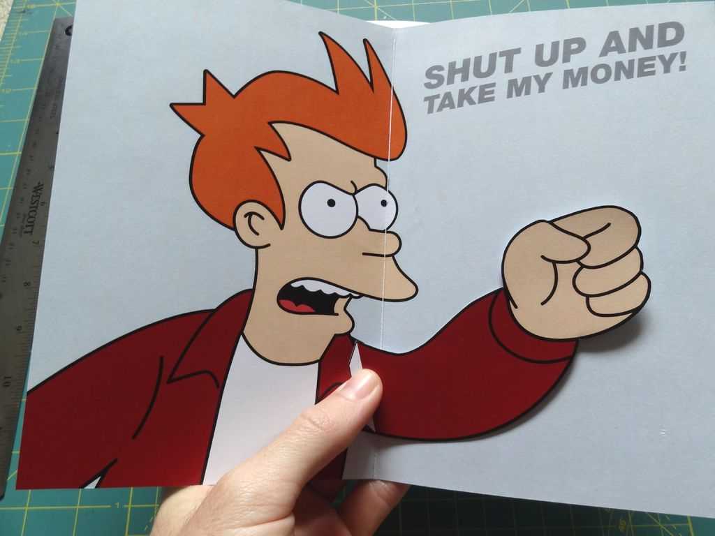 Info Sekitar: Kumpulan 69 Meme Fry Terunik With Regard To Shut Up And Take My Money Card Template