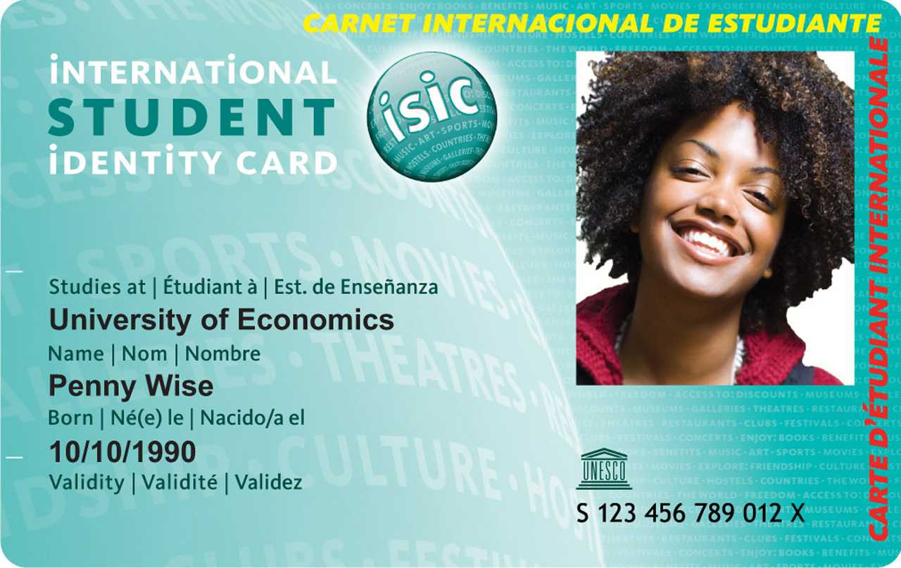 International Student Card With Regard To Isic Card Template