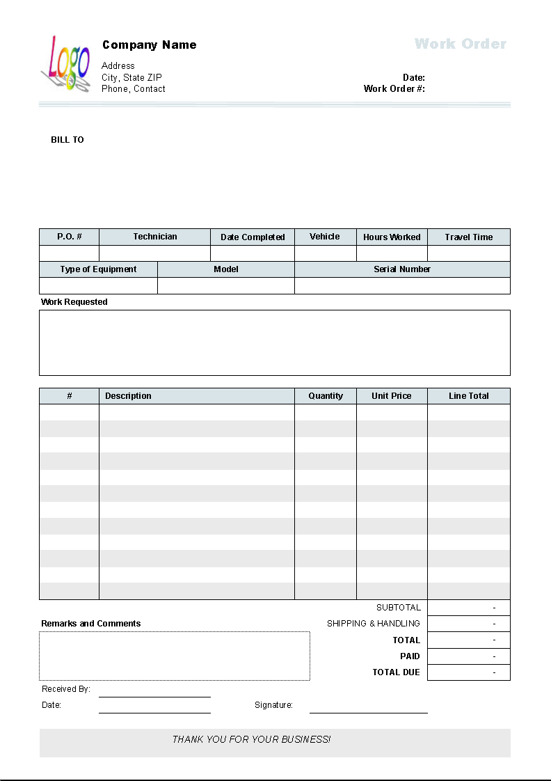 Job Order Form Sample Excel Yeter Wpart Co Maintenance Work Inside Maintenance Job Card Template