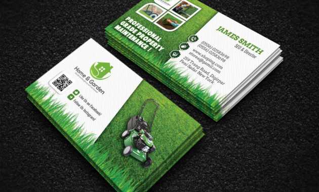 Landscape Business Card Template - Tunu.redmini.co within Gardening Business Cards Templates
