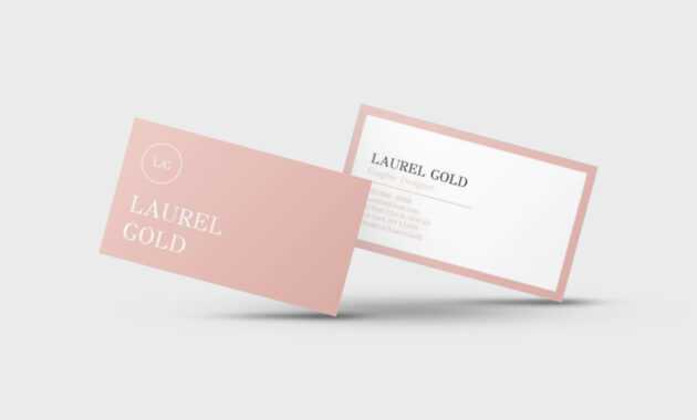 Laurel Gold Google Docs Business Card Template - Stand Out Shop for Google Docs Business Card Template