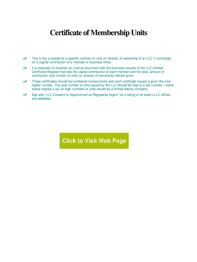 Llc Membership Certificate Template – Fill Online, Printable Intended For Llc Membership Certificate Template