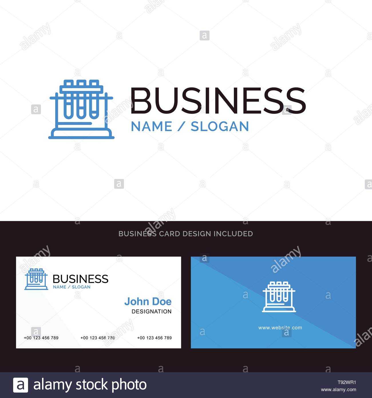 Logo And Business Card Template For Lab, Test, Chemistry In Pharmacology Drug Card Template