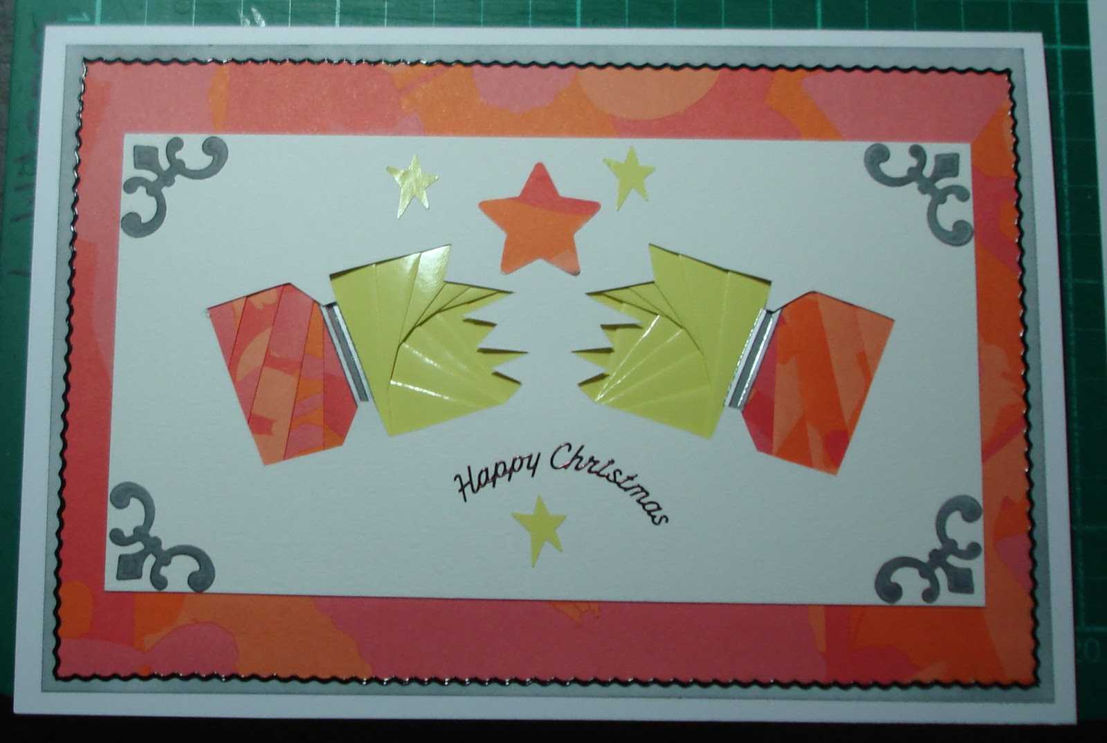 Lorraine Lives Here: Iris Folding Christmas Cracker In Iris Folding Christmas Cards Templates