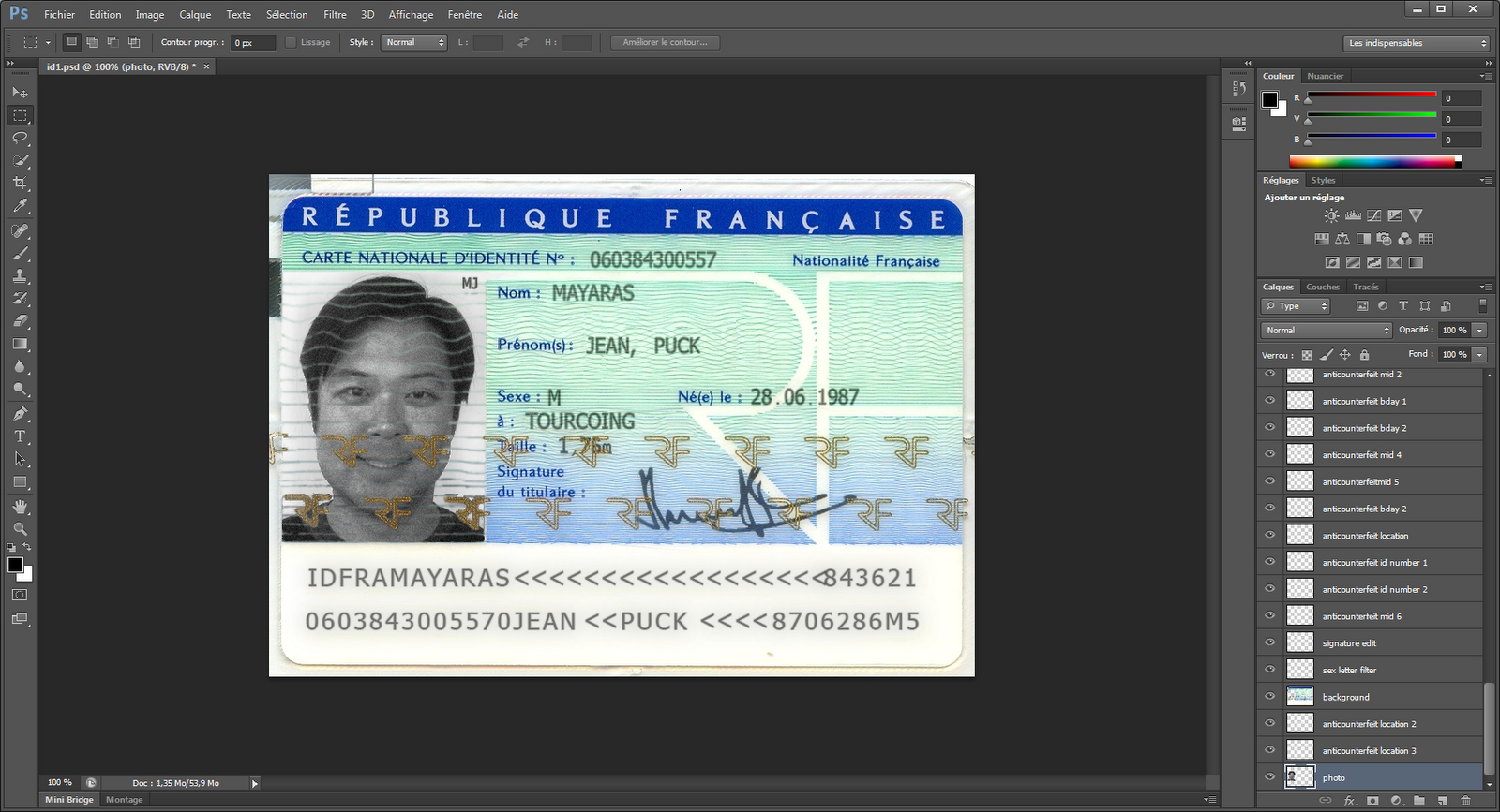 Malware News – Downloads – Research – Ppi Tools And Releases Throughout French Id Card Template