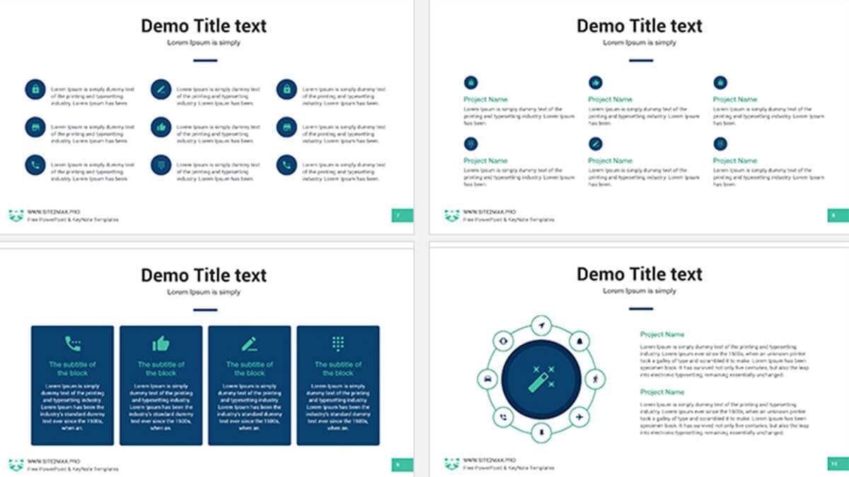 Marketing Plan Free Powerpoint Template – Powerpointify Throughout Strategy Document Template Powerpoint