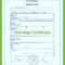 Marriage Certificate Translation With Marriage Certificate Translation Template
